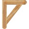Ekena Millwork Traditional Craftsman Rough Sawn Bracket, Western Red Cedar, 6"W x 34"D x 40"H BKT06X34X40TRA04RWR - alternate 3
